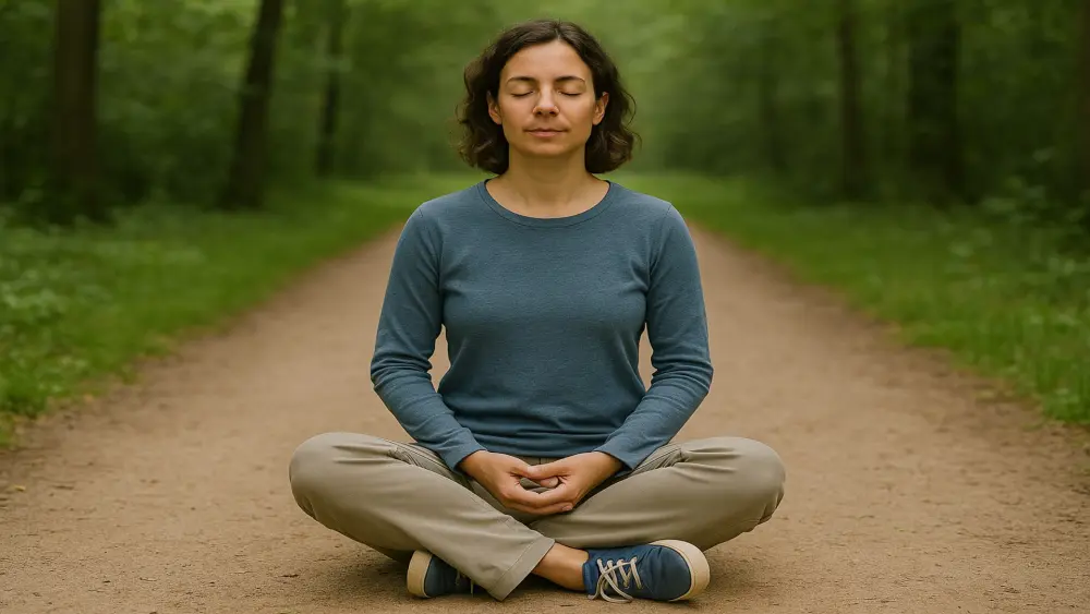 reduce el estrés meditando