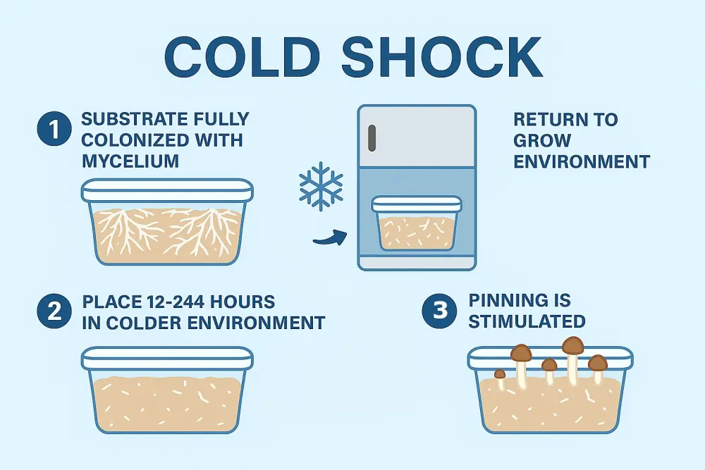 método coldshock hongos