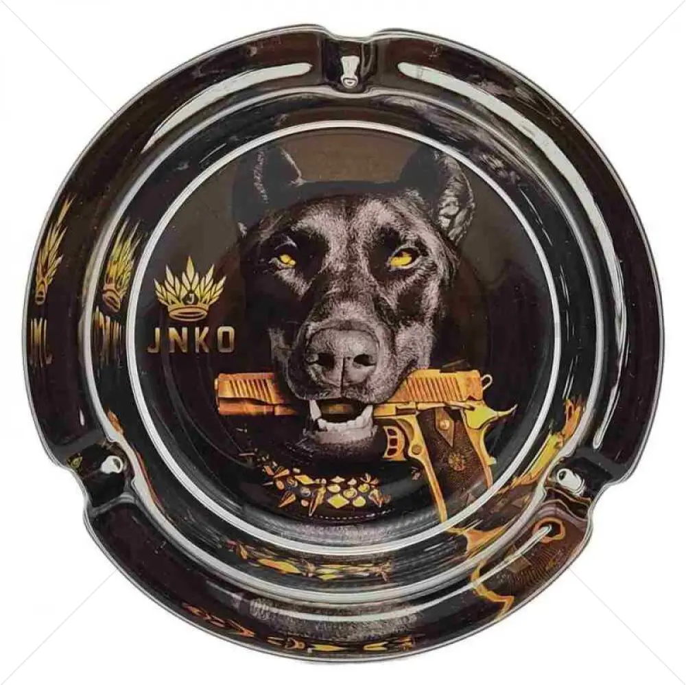 Cenicero Cristal Redondo | Luxury Art Series | Mafia Dog
