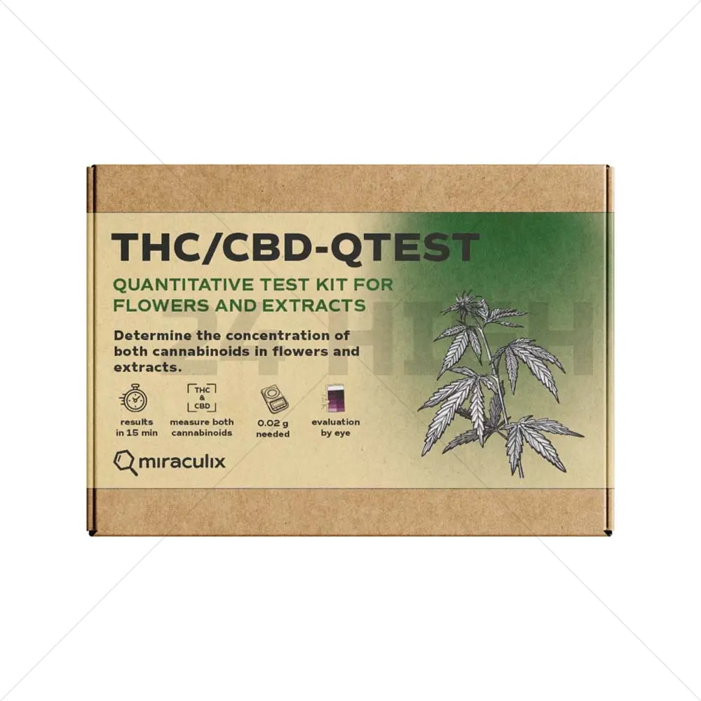 THC/CBD-QTest - Prueba de cannabis (Miraculix)