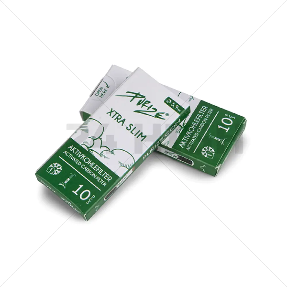 Purize XTRA Slim Filters White - 10 Unidades
