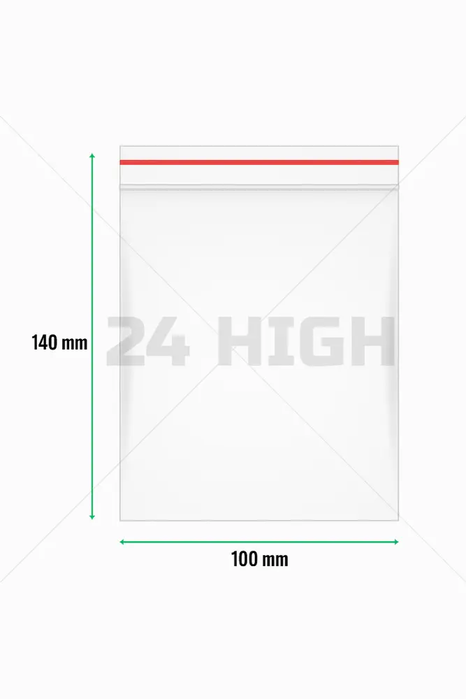 Bolsas zip-lock 100 x 140 mm x 0,05 - 100 uds.