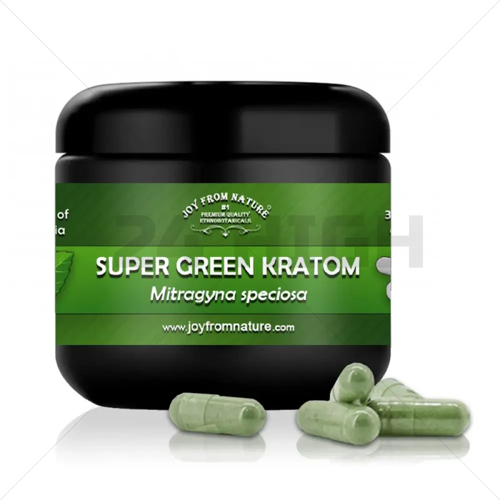 Cápsulas de Super Green Kratom