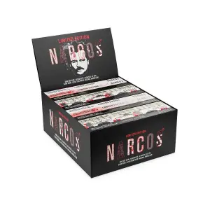 Narcos - Papel de Liar KS Slim Edición Limitada + Filtros - Expositor 24 piezas