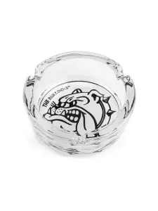 Cenicero The Bulldog Cristal Blanco y Negro