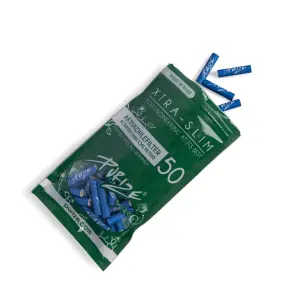 Purize XTRA Slim Filtros Azul - 50 Unidades