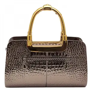 Encendedor de bolsa de señora | Negro y oro