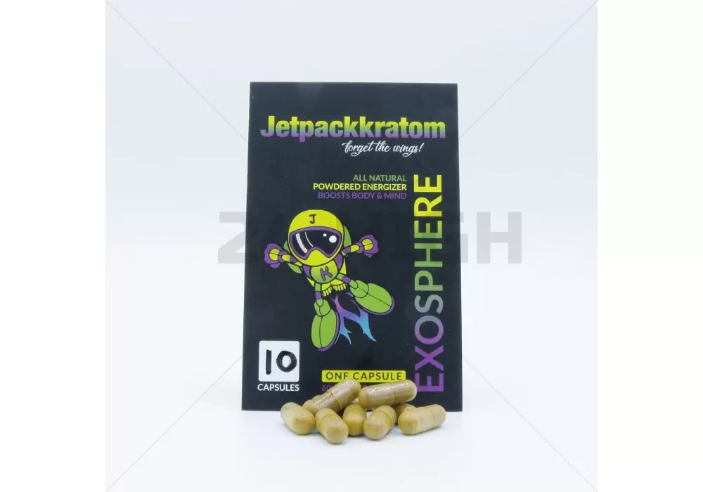 Kratom Exosphere 60 mg extracto capsulas (JetpackKratom)