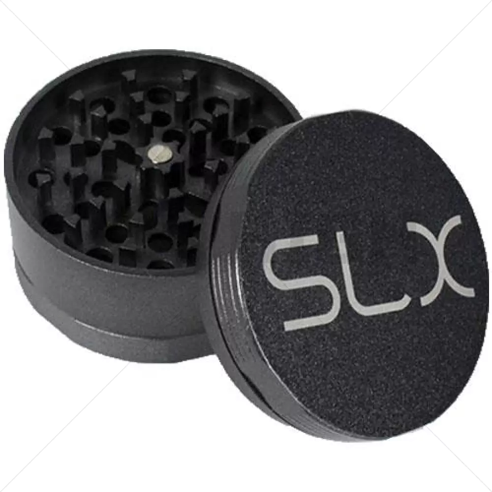 SLX Grinder Aluminium Non Sticky 62 mm - Negro