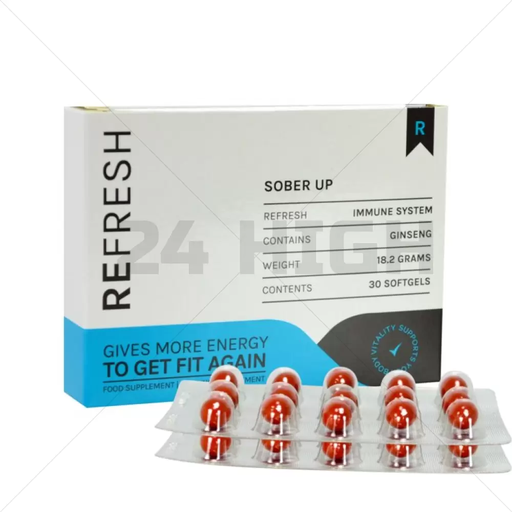 Refresh Sober Up - 30 unidades