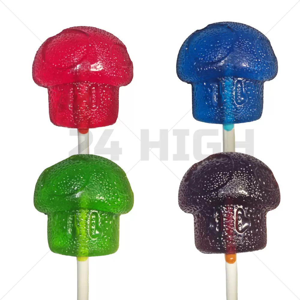Mushroom Lollypops (setas piruletas) - Pack de 4