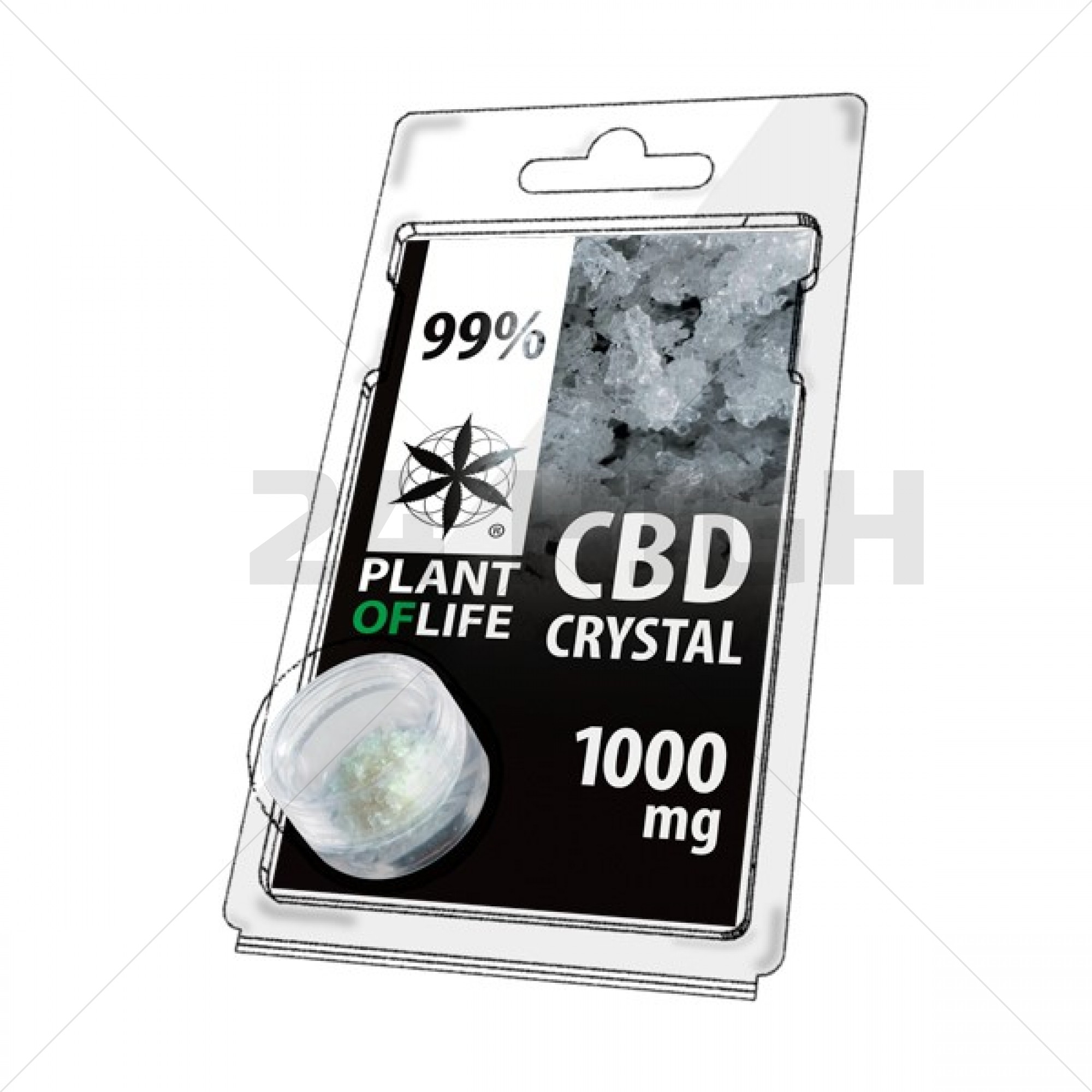 CBD Cristales 1000mg Plant Of Life