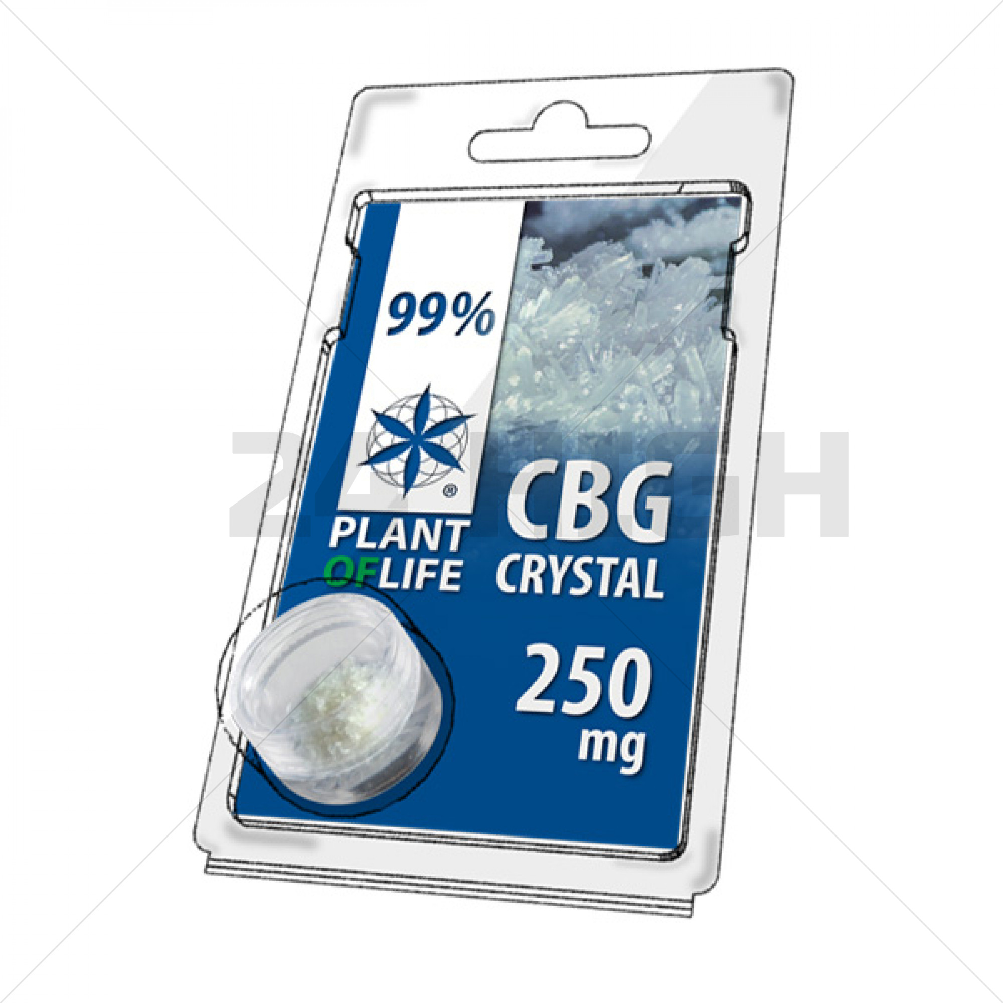99% CBG Cristales 250mg Plant Of Life