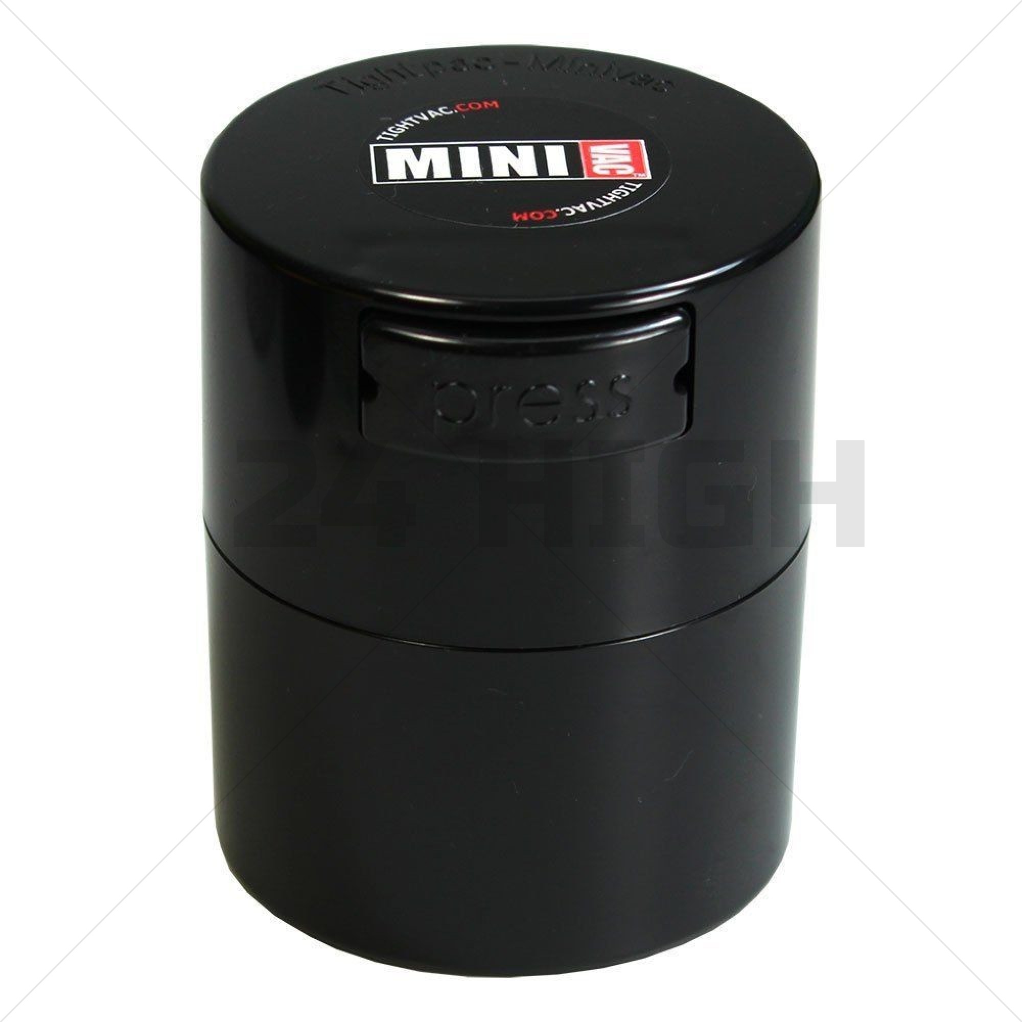 Tightvac 0,12 liter Mini Solid Black Cap 